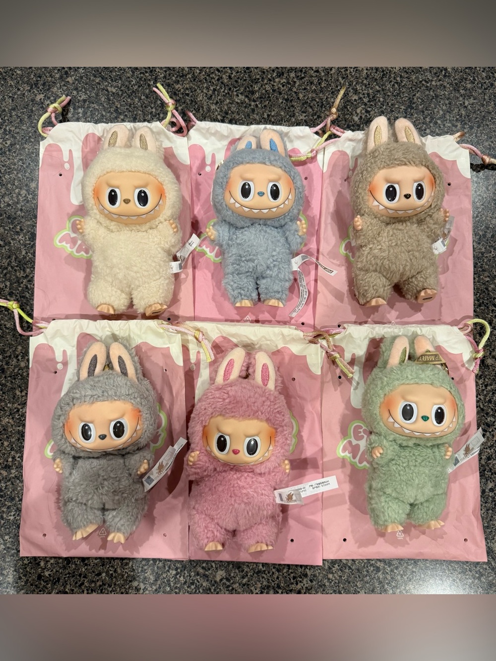 THE MONSTERS - Exciting Macaron Vinyl Face Plush Pendants